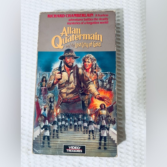 Allan Quartermain VHS movie 1986 Richard Chamberlain James Earl Jones - Picture 1 of 5